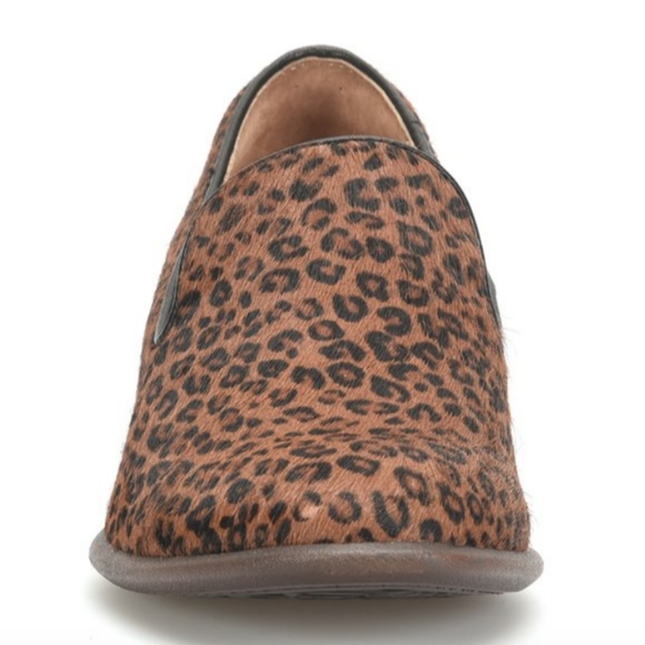 Severna Cow Hair Animal Leopard Print SOFFT Shoes New Flats Loafers Leather 6 M - Picture 5 of 7